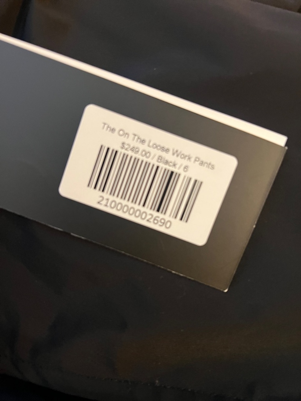 NWT Ruti Black On The Loose  Work Pant - Picture 10 of 11